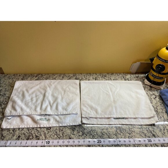 Christmas Embroidered Towels Merry Xmas Tree Snowman Holiday Kitchen Bath Set 4 - Picture 8 of 13